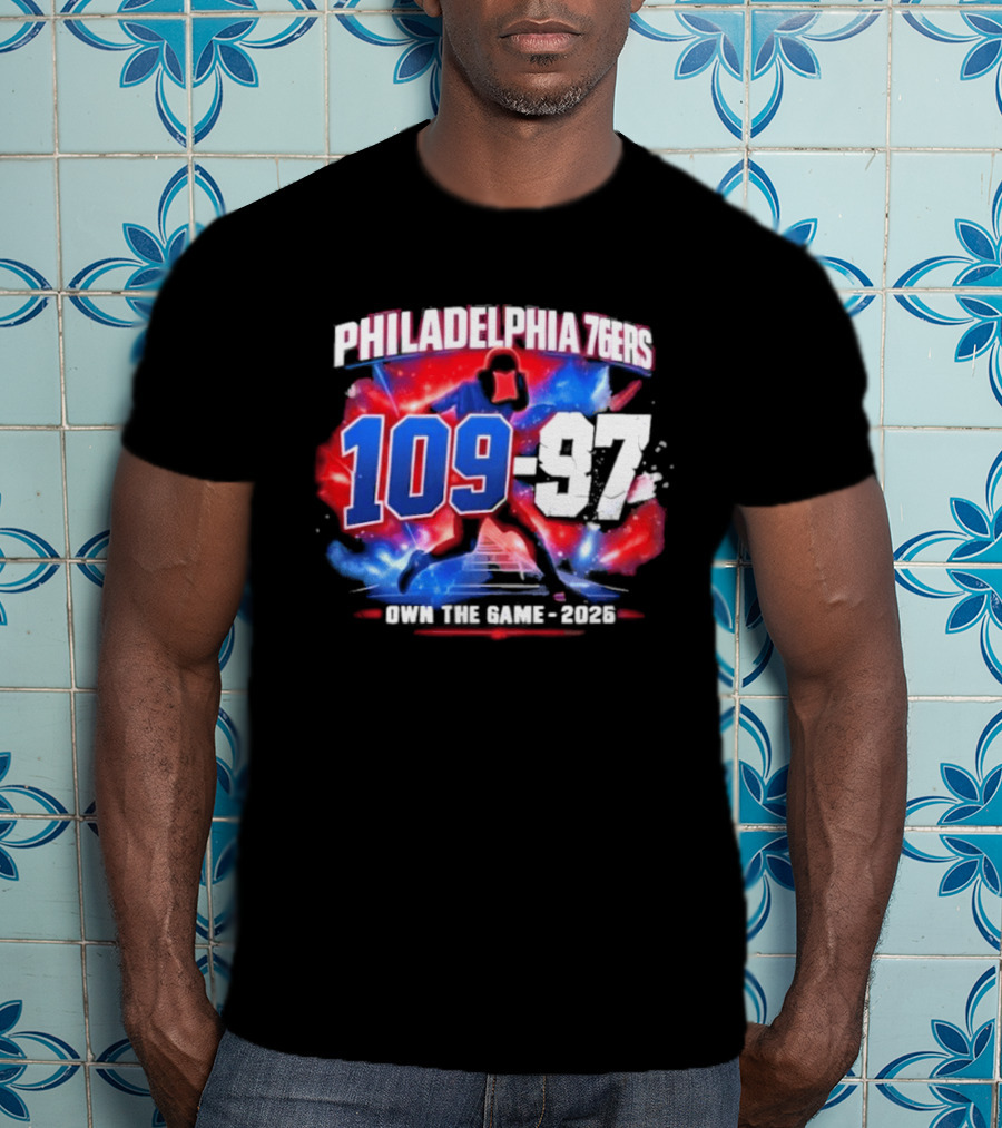 Philadelphia 76Ers 109 97 Victory Vs Orlando Magic Joel Embiid Mode 2026 T-Shirt
