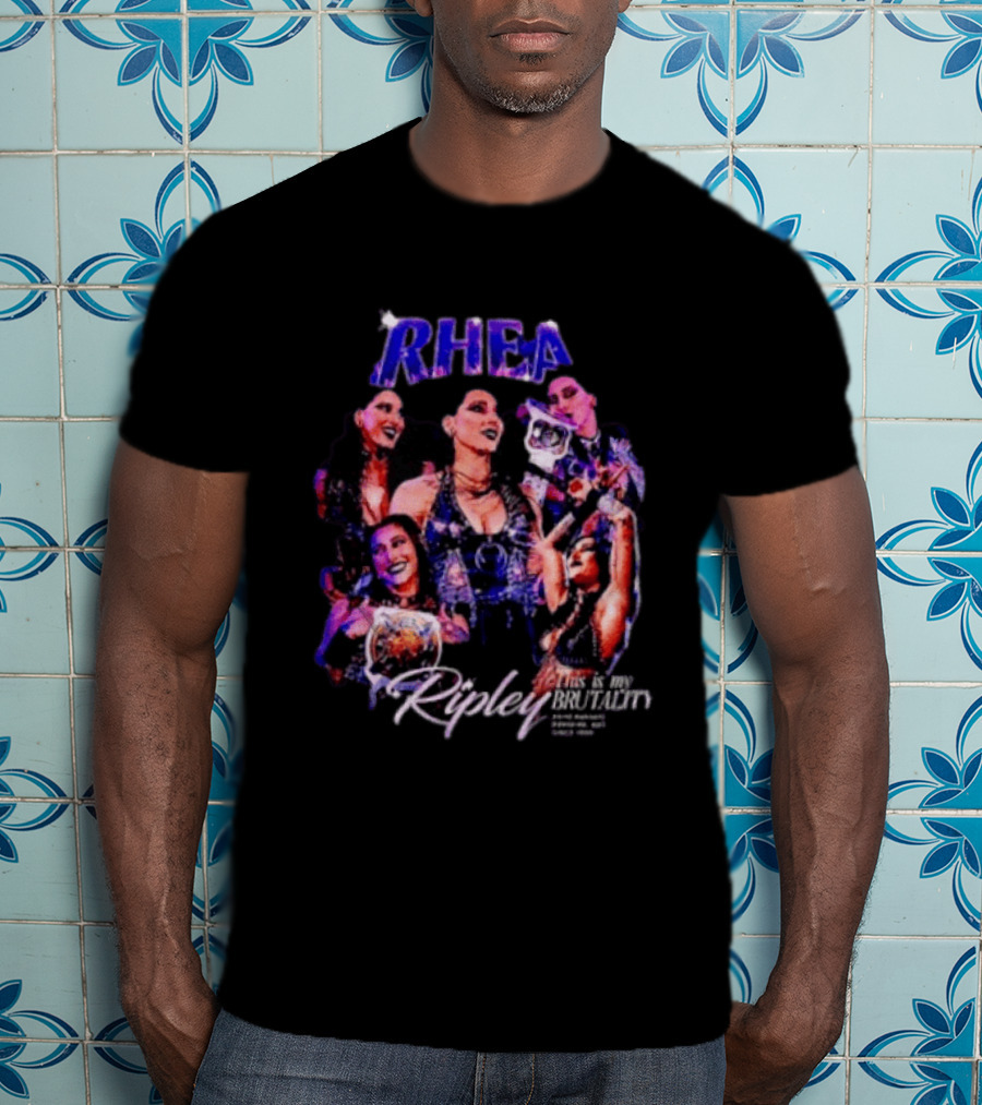Rhea Ripley This Is My Brutality Champion Series T-Shirt