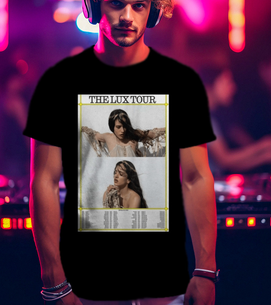 THE LUX TOUR Rosalía 2026 List T-Shirt