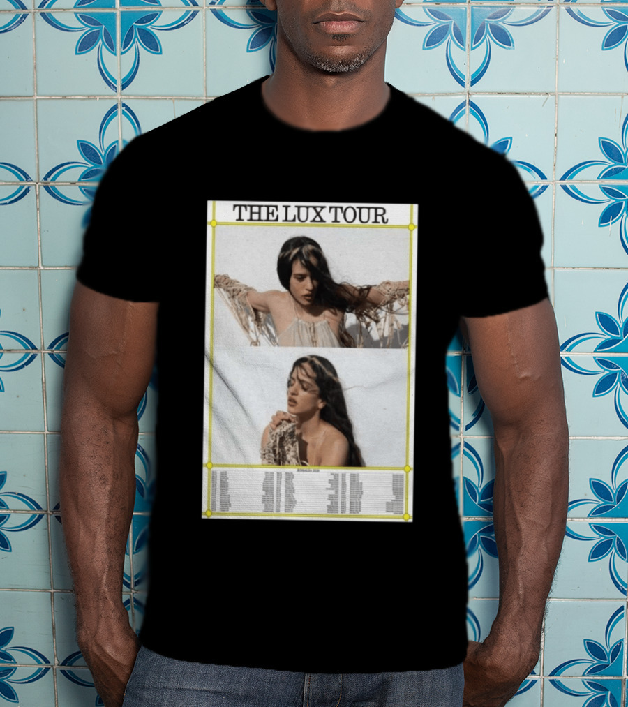 THE LUX TOUR Rosalía 2026 List T-Shirt
