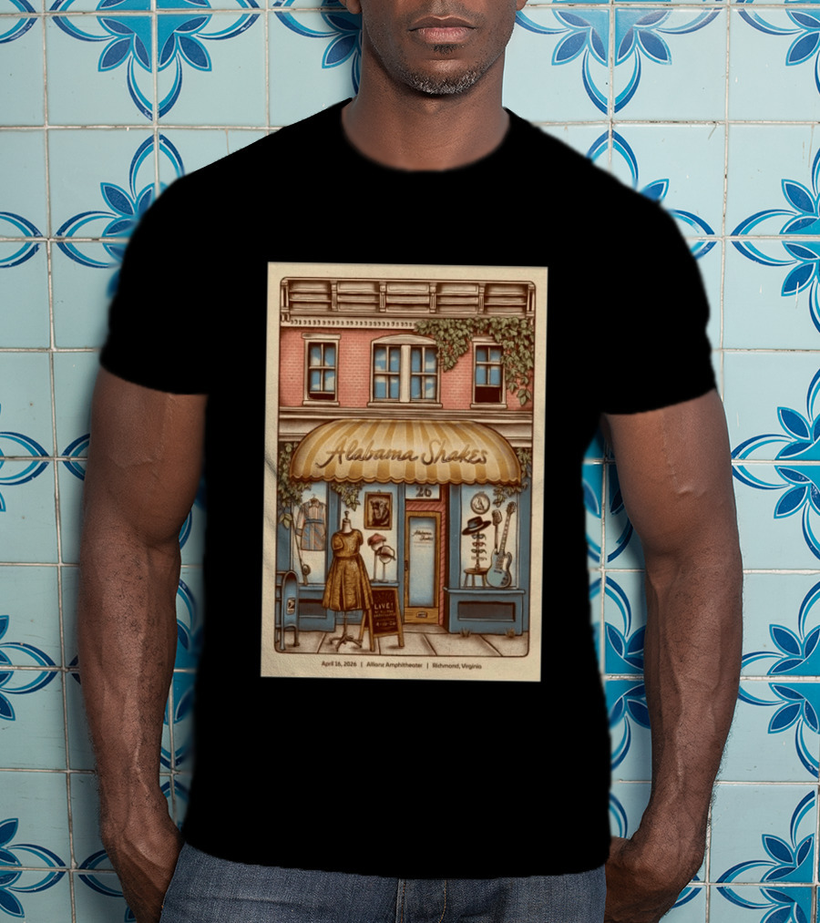 Alabama Shakes Live April 16 2026 Allianz Amphitheater Richmond Virginia T-Shirt