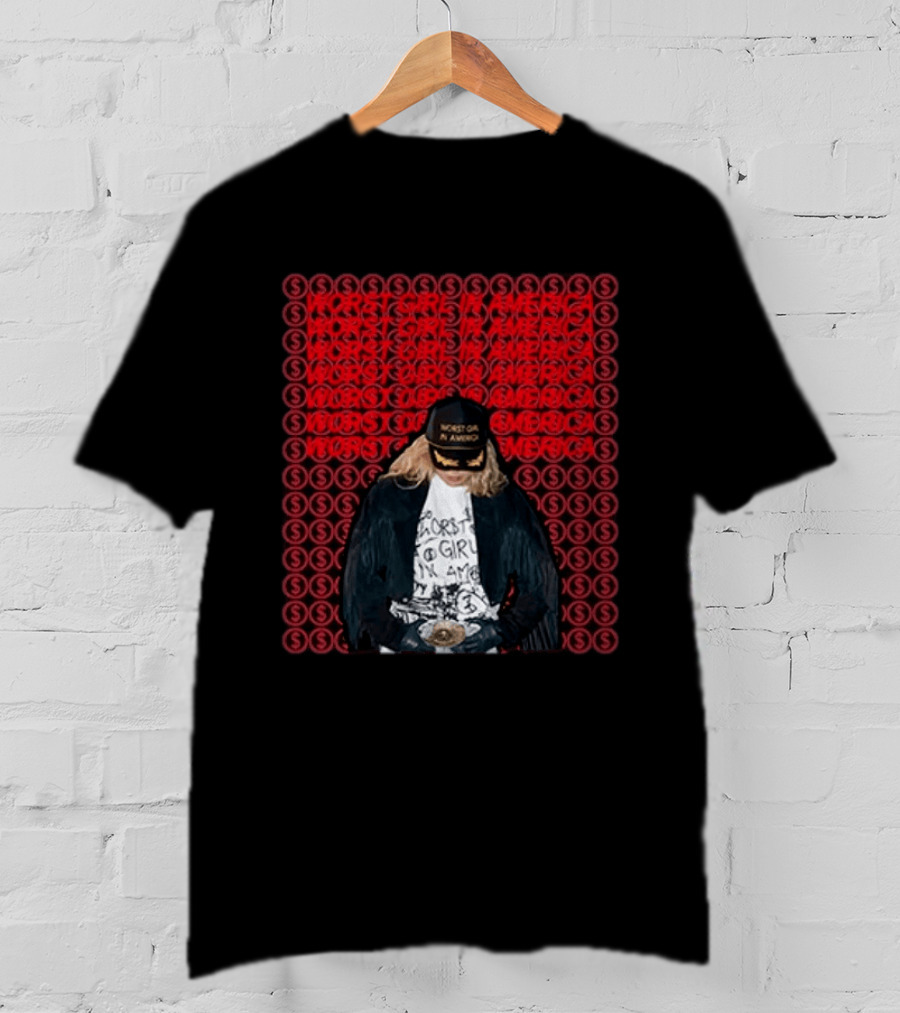 Slayyyter Worst Girl In America Red T-Shirt
