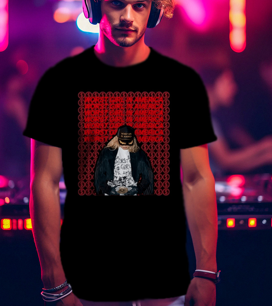 Slayyyter Worst Girl In America Red T-Shirt
