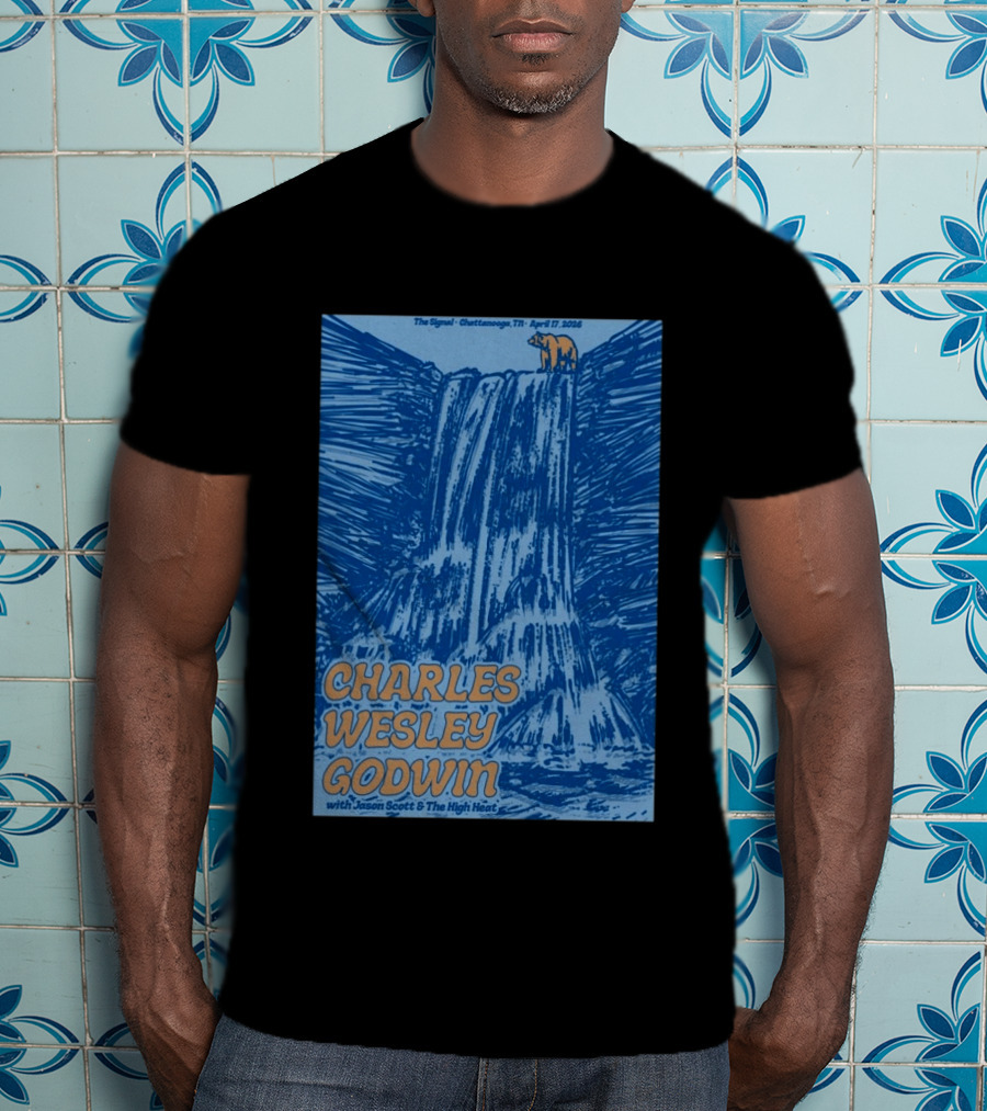 Charles Wesley Godwin With Jason Scott And The High Heat The Signal Chattanooga TN April 17 2026 T-Shirt