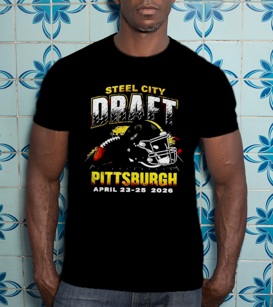 Steel City Draft Pittsburgh April 23 26 2026 Helmet T-Shirt