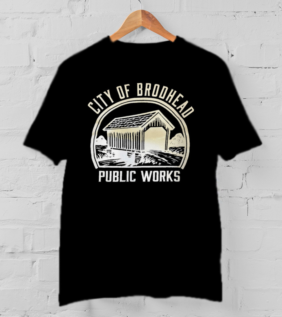 City Of Brodhead Public Works Covered Bridge T-Shirt