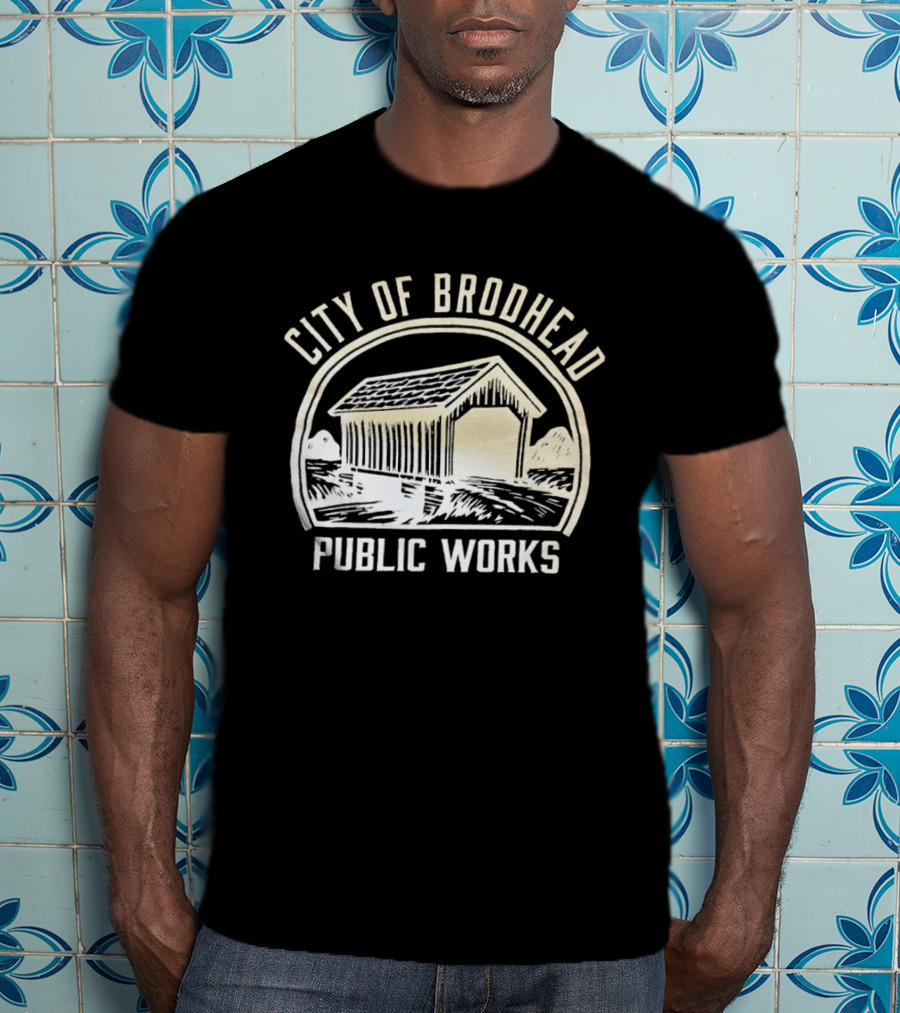 City Of Brodhead Public Works Covered Bridge T-Shirt