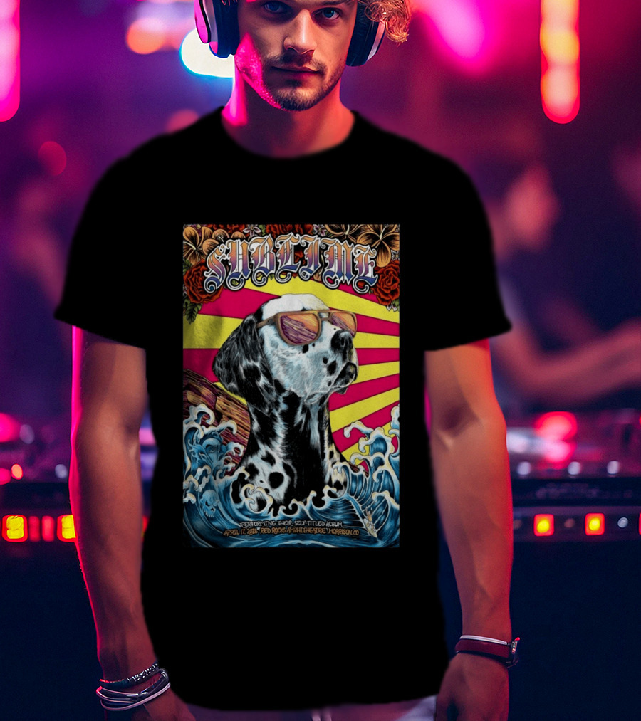 Sublime Self Titled Album April 17 2026 Red Rocks Amphitheatre Morrison CO T-Shirt
