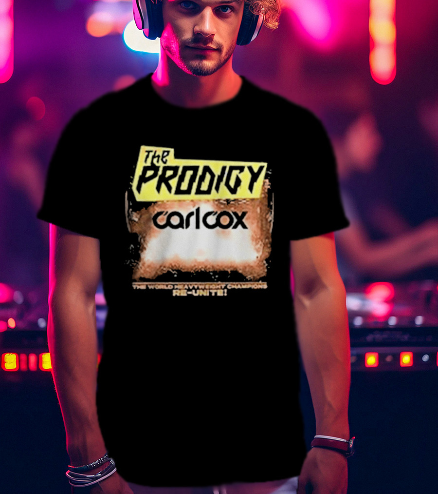 The Prodigy Carl Cox UK Ireland 2026 Tour Re United T-Shirt
