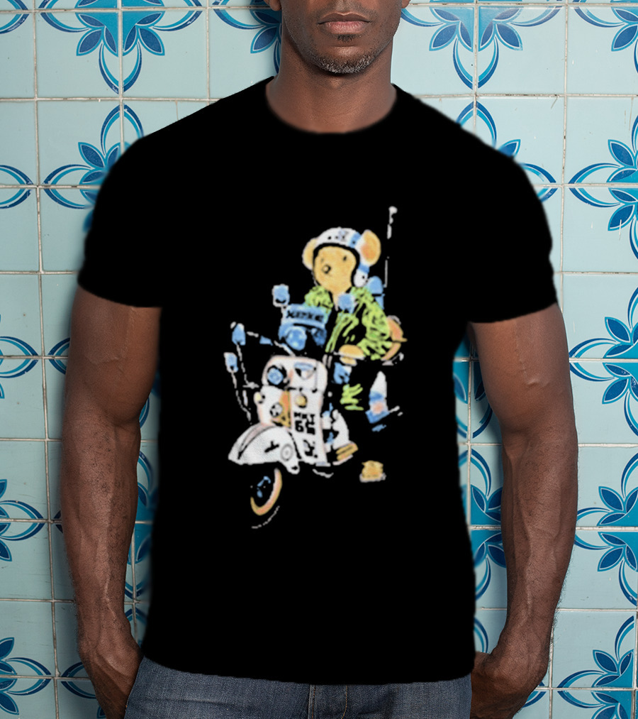The Who X Market Studios Mod Bear Scooter T-Shirt