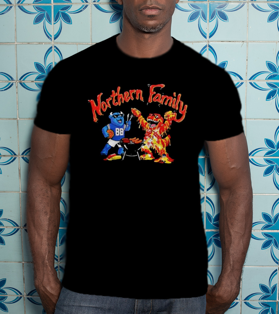 Toronto Raptors Bills Night 2026 Northern Family Hey Ey Ey T-Shirt
