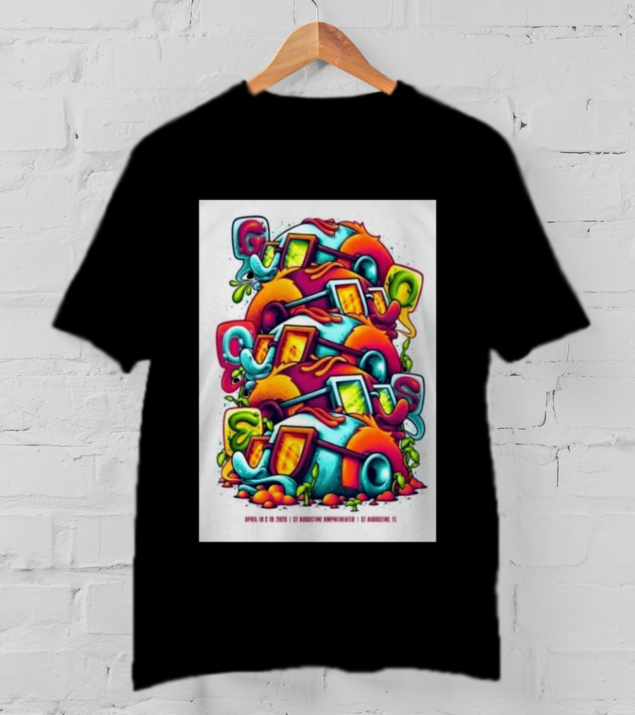 Goose April 18 19 2026 St Augustine Amphitheatre Vibrant Colorful T-Shirt