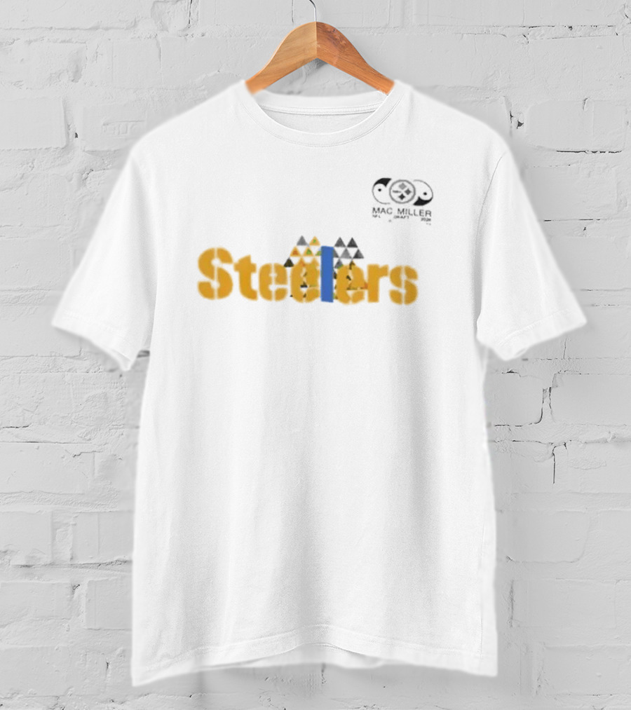 Mac Miller Pittsburgh Steelers Slide Park Collaboration T-Shirt