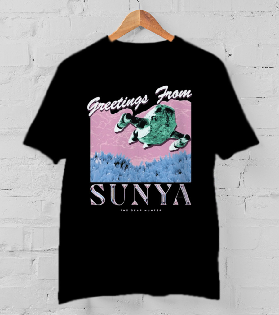 Greetings From Sunya The Dear Hunter Retro Futuristic T-Shirt