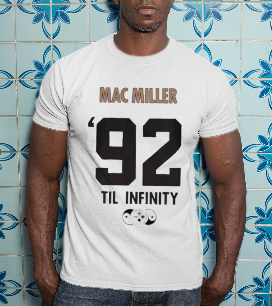 Pittsburgh Steelers Mitchell Ness Mac Miller 92 Til Infinity T-Shirt