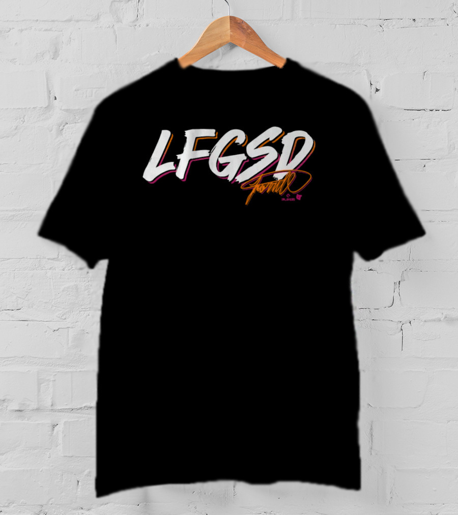 Jackson Merrill LFGSD Padres Inspired Baseball Team Sportswear T-Shirt