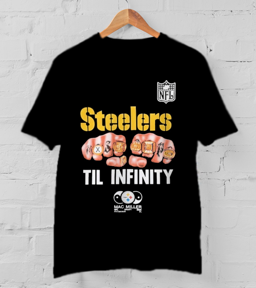 Steelers Til Infinity Mac Miller NFL T-Shirt