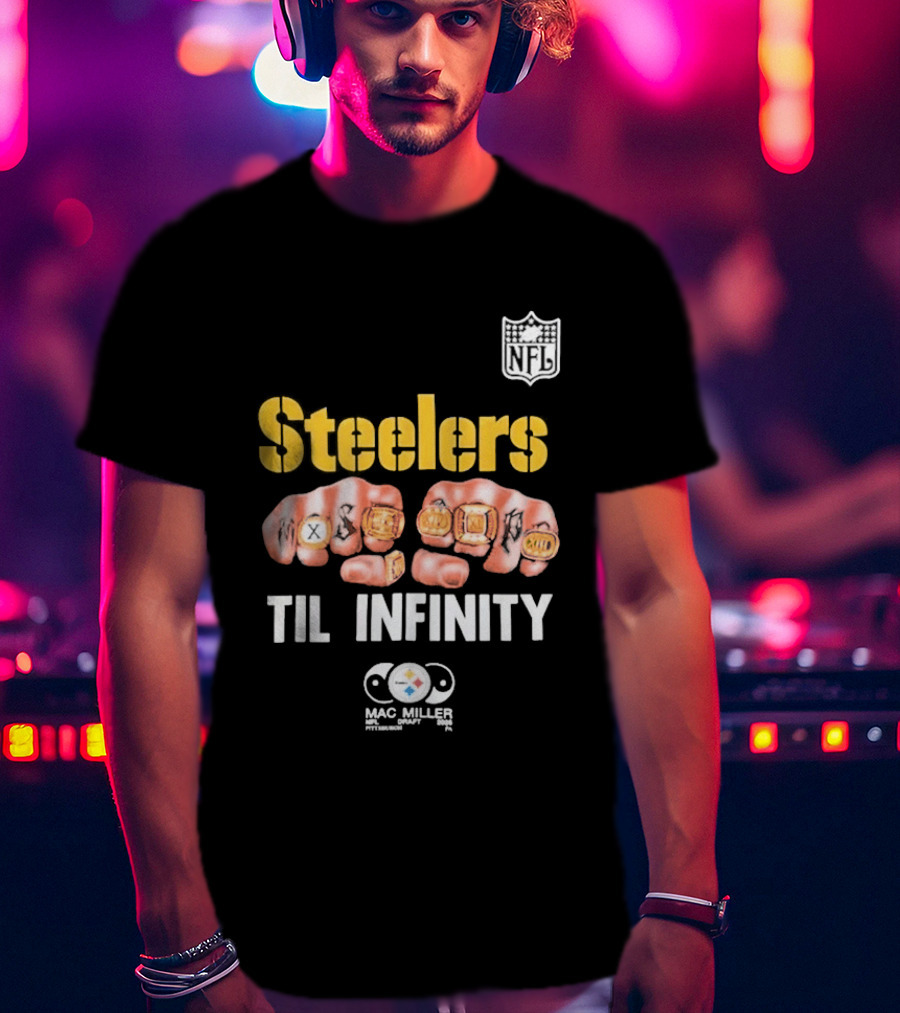 Steelers Til Infinity Mac Miller NFL T-Shirt