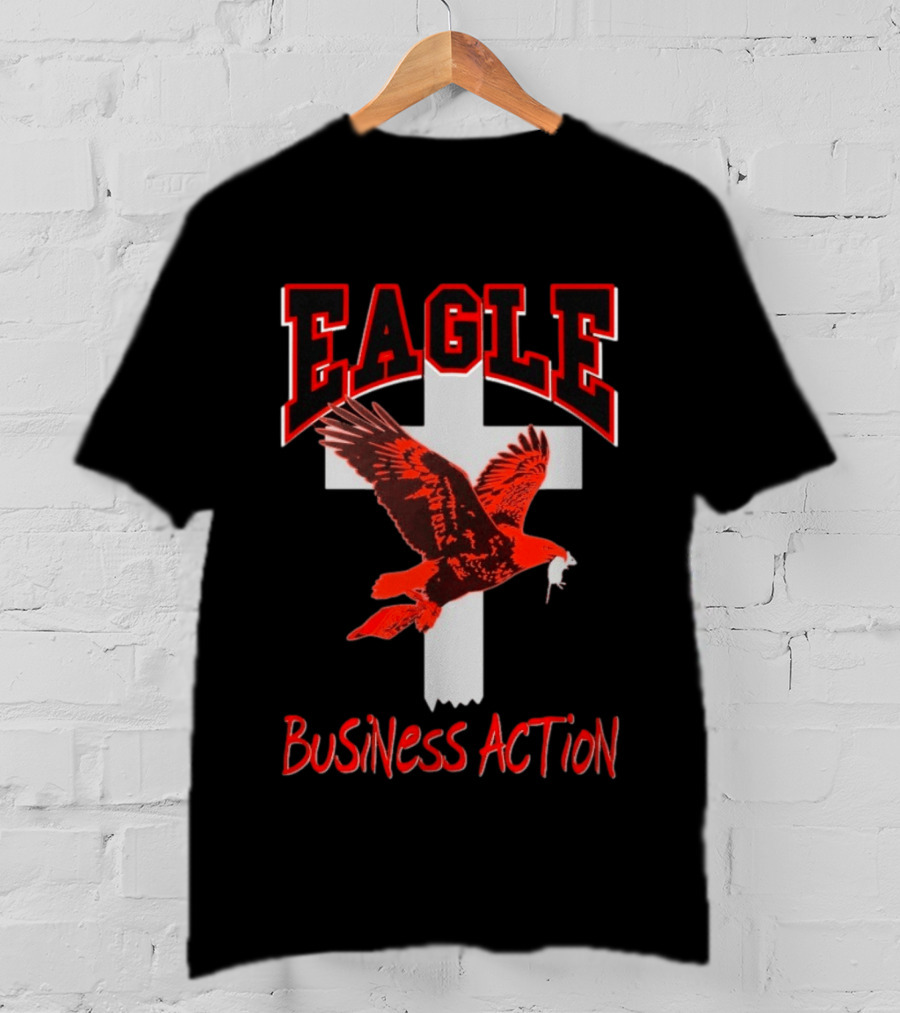 Milano Ovest Eagle Business Action Cross Wings T-Shirt