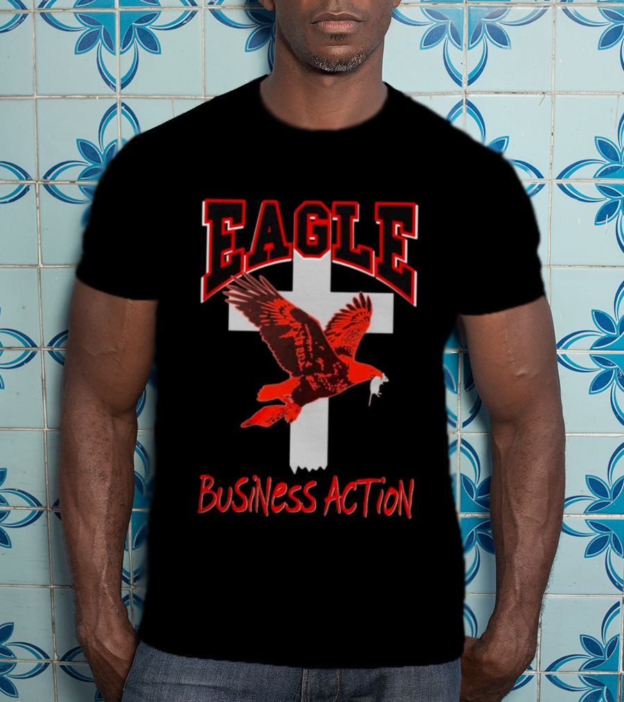 Milano Ovest Eagle Business Action Cross Wings T-Shirt