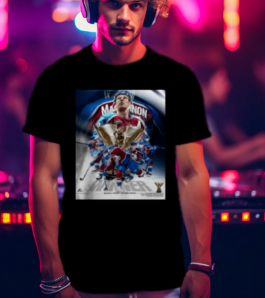 Nathan Mackinnon Winner 2026 Rocket Richard Trophy Colorado Hockey Team T-Shirt
