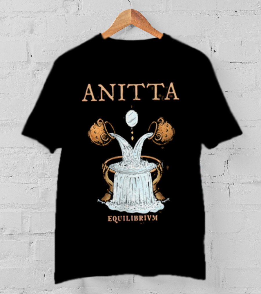 Anitta Equilibrivm Water Dual Amphora Pouring Balance T-Shirt