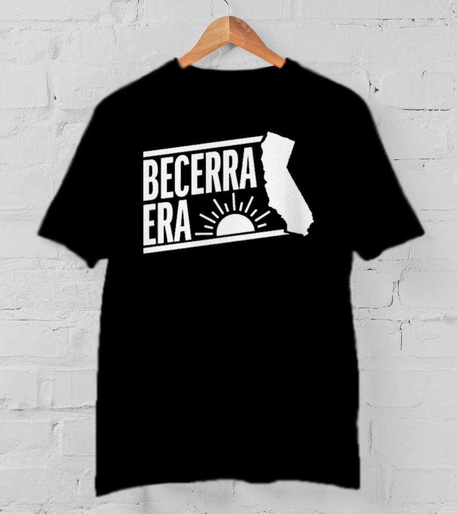 Becerra Era California Sun State Outline 2026 T-Shirt