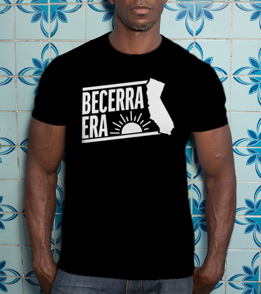 Becerra Era California Sun State Outline 2026 T-Shirt