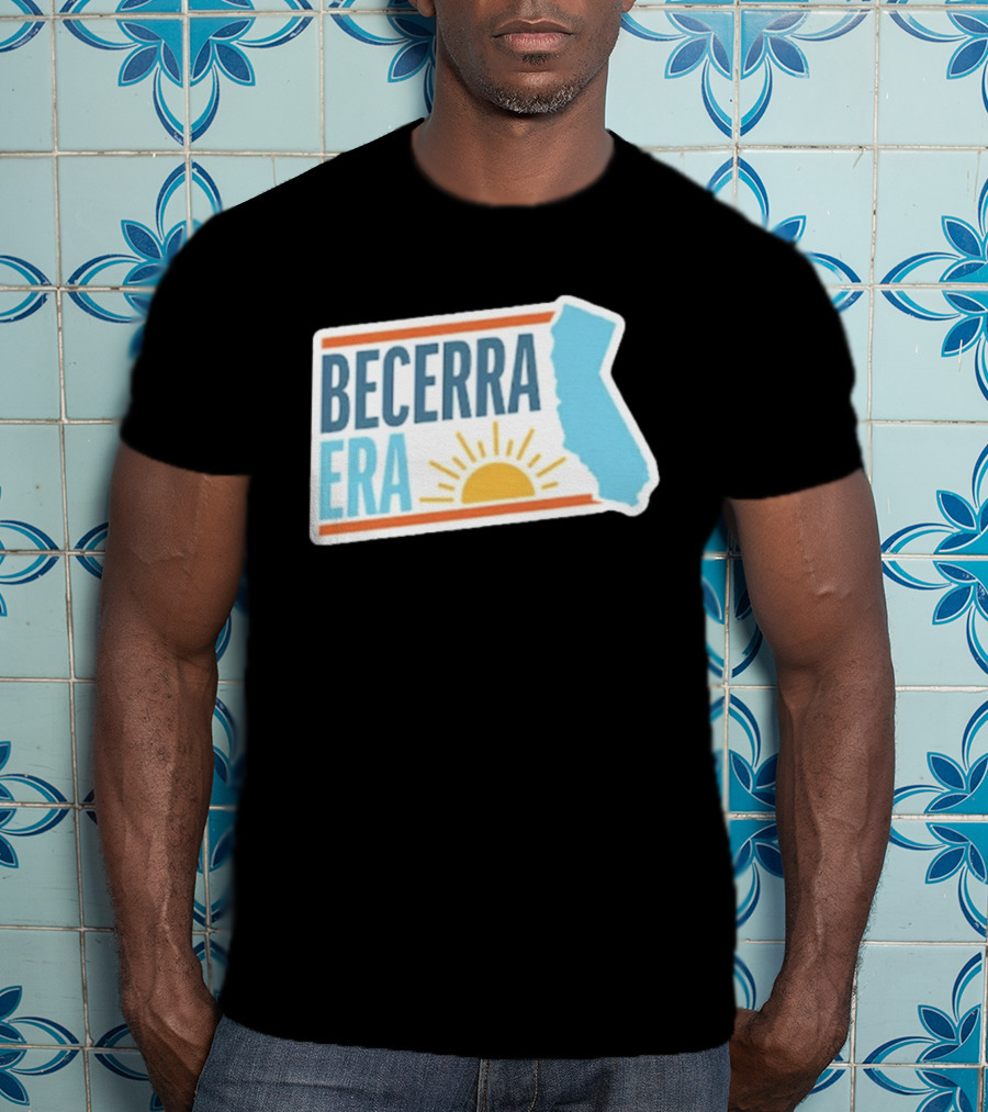 Becerra Era California Celebration Sunburst T-Shirt
