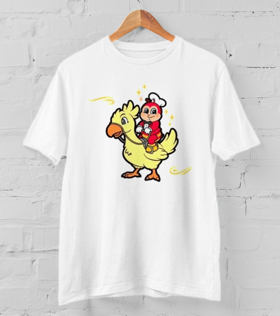2026 Jollibee Hear Feel Think Riding Chocobo T-Shirt