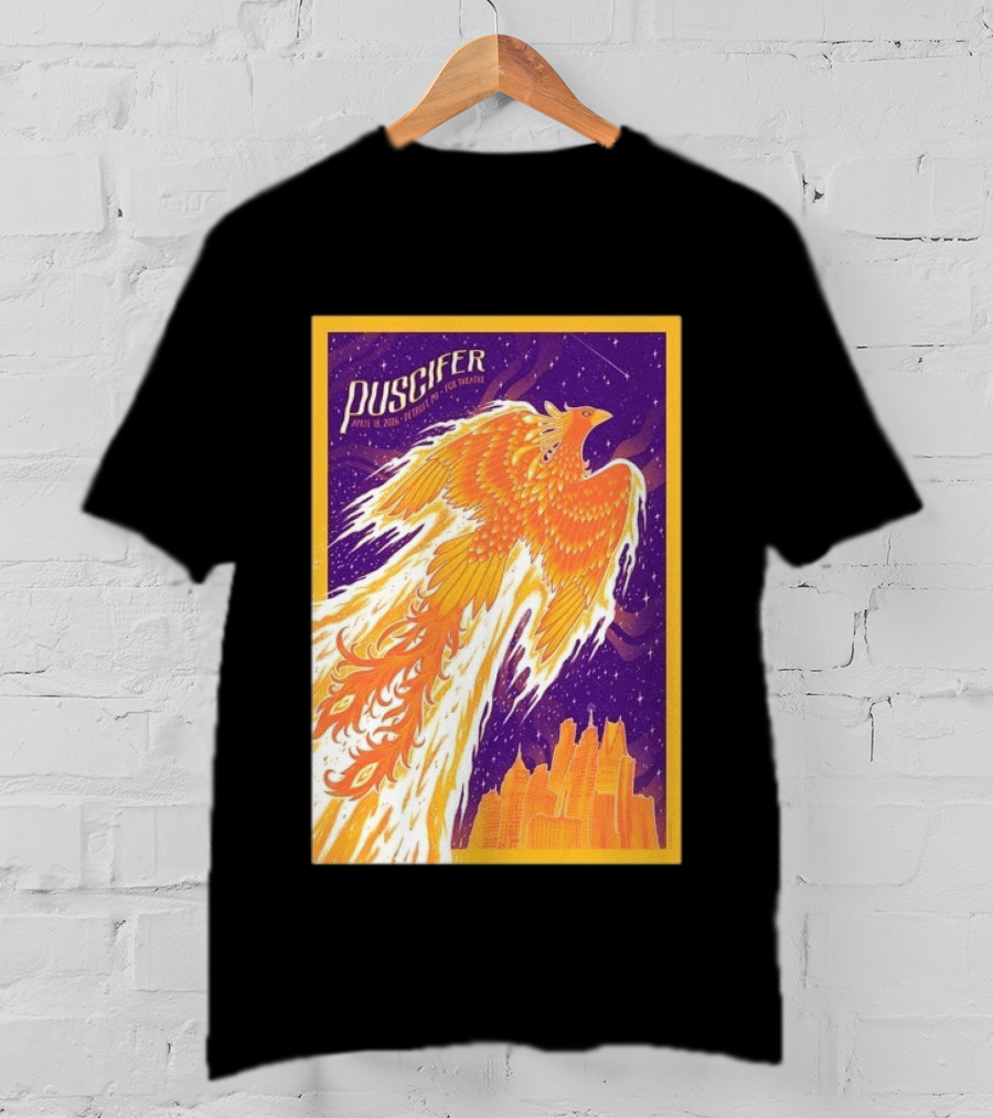 Puscifer Phoenix Rising Apr 18 2026 At Fox Theatre Detroit T-Shirt