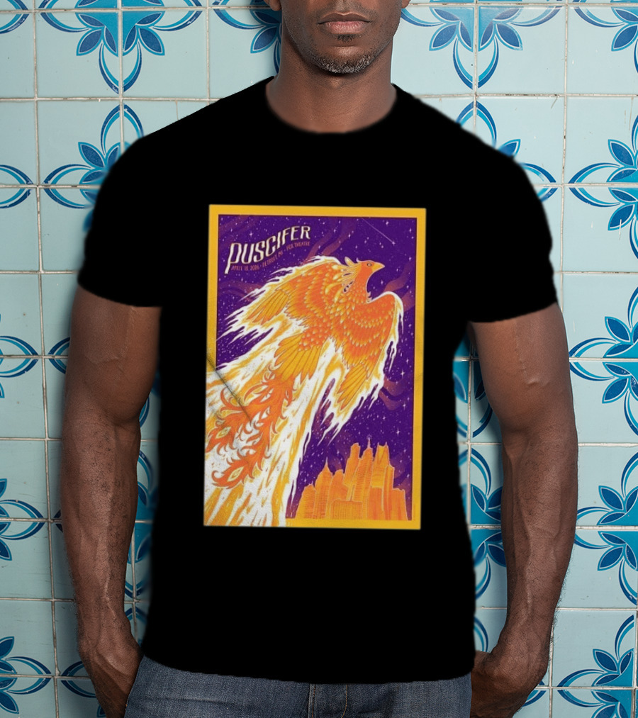 Puscifer Phoenix Rising Apr 18 2026 At Fox Theatre Detroit T-Shirt