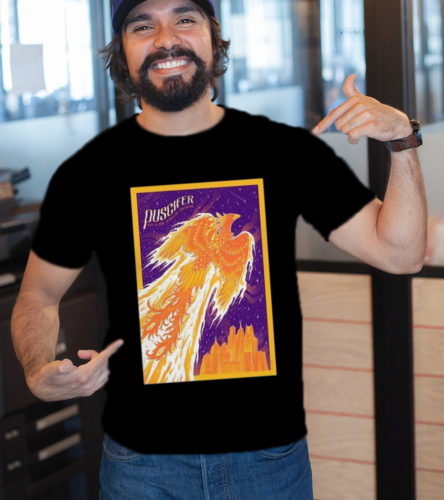 Puscifer Phoenix Rising Apr 18 2026 At Fox Theatre Detroit T-Shirt