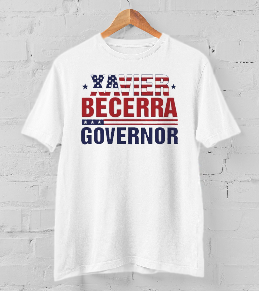 Xavier Becerra Governor California 2026 Campaign T-Shirt