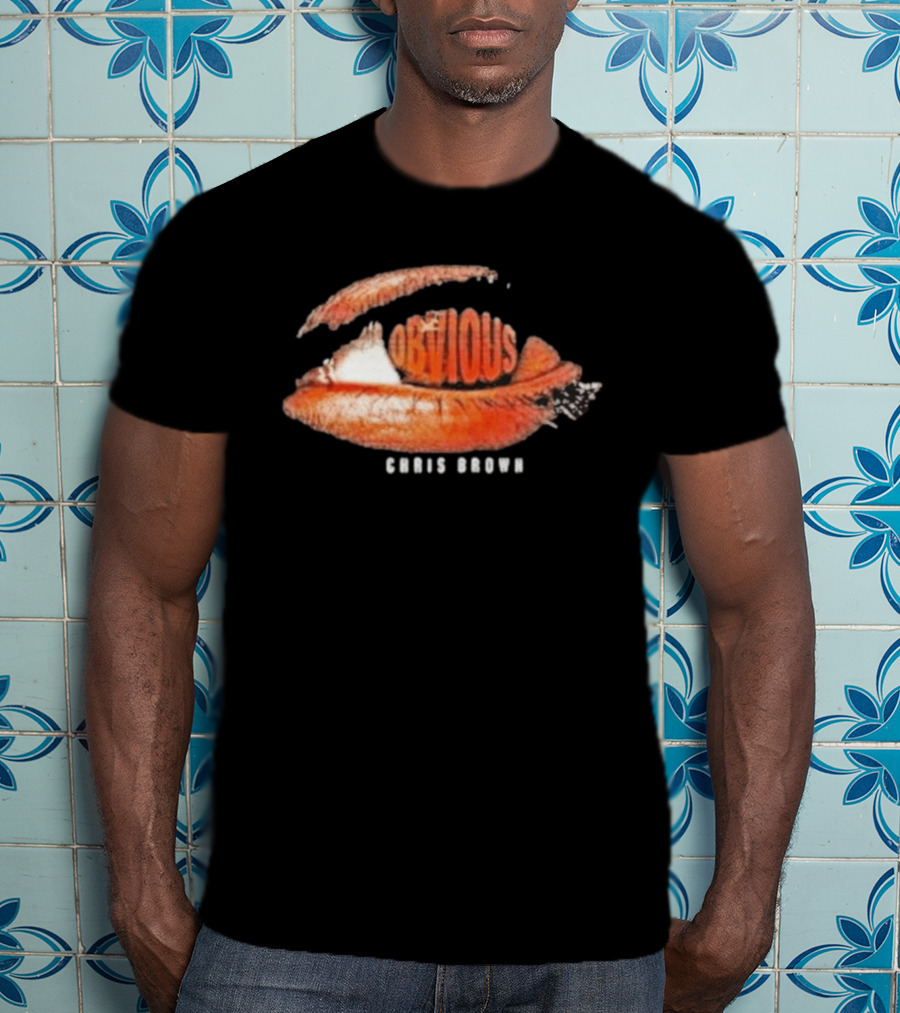 Chris Brown Obvious Eye Lip T-Shirt