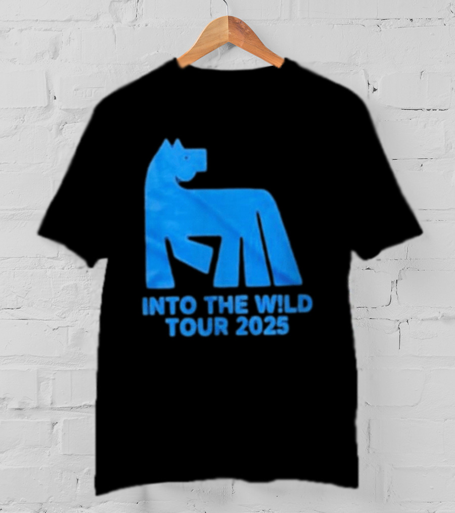 Russ Into The Wild Tour 2025 Blue Bear T-Shirt