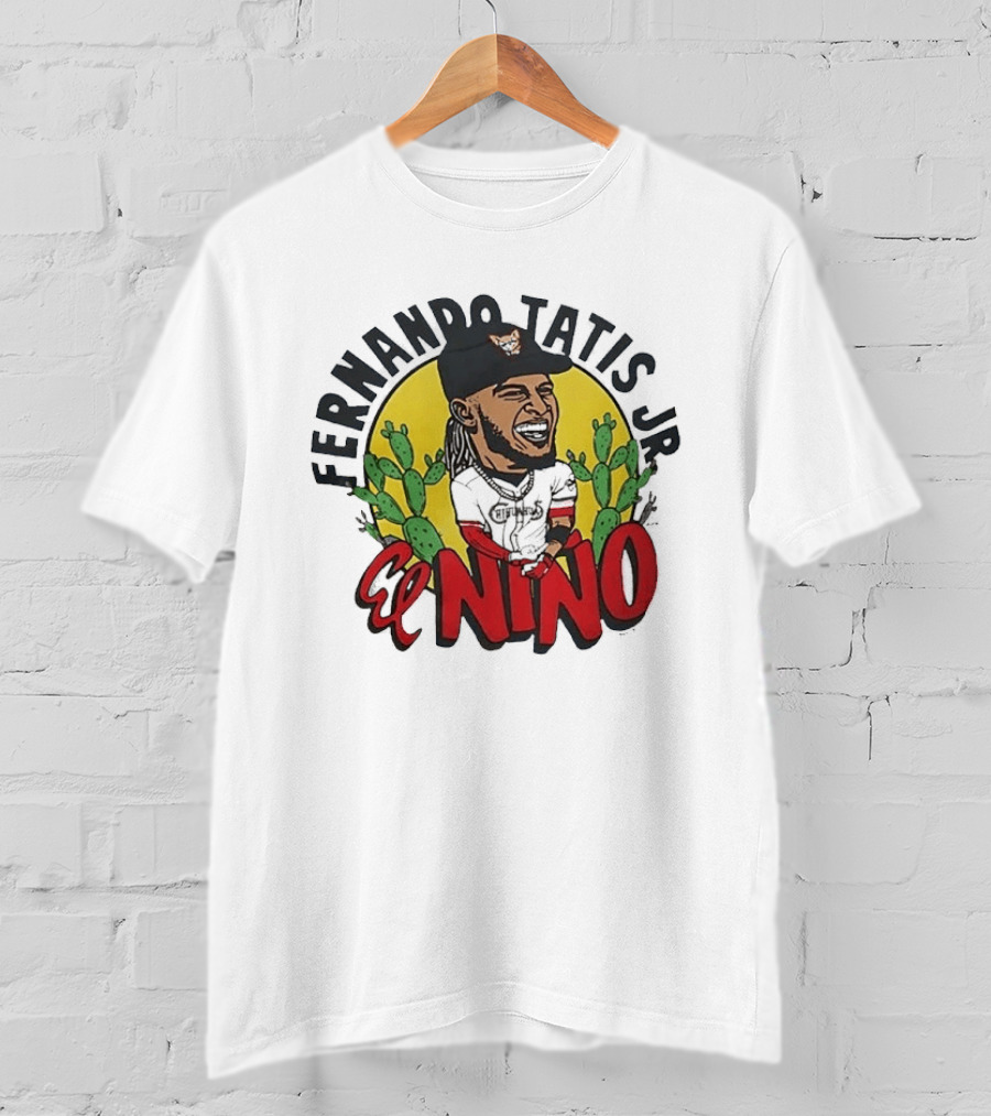 Fernando Tatis Jr El Niño Chihuahuas Cactus MLB Baseball T-Shirt