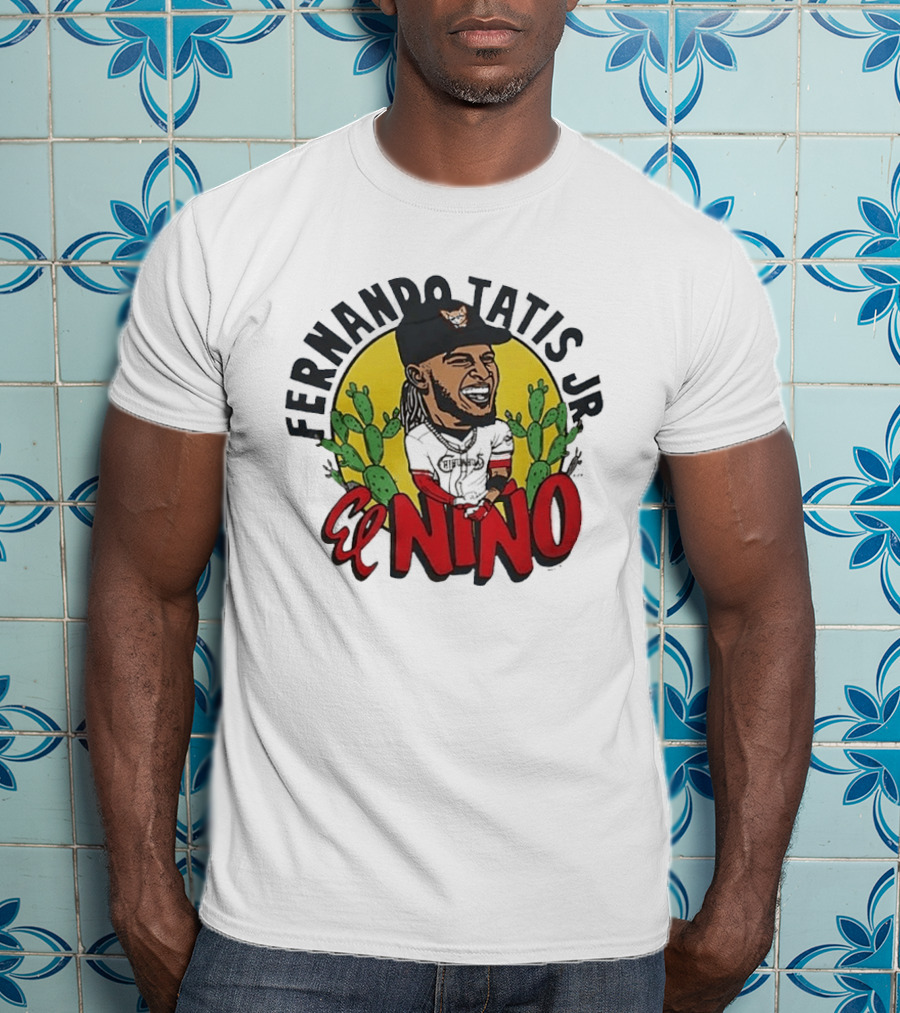 Fernando Tatis Jr El Niño Chihuahuas Cactus MLB Baseball T-Shirt