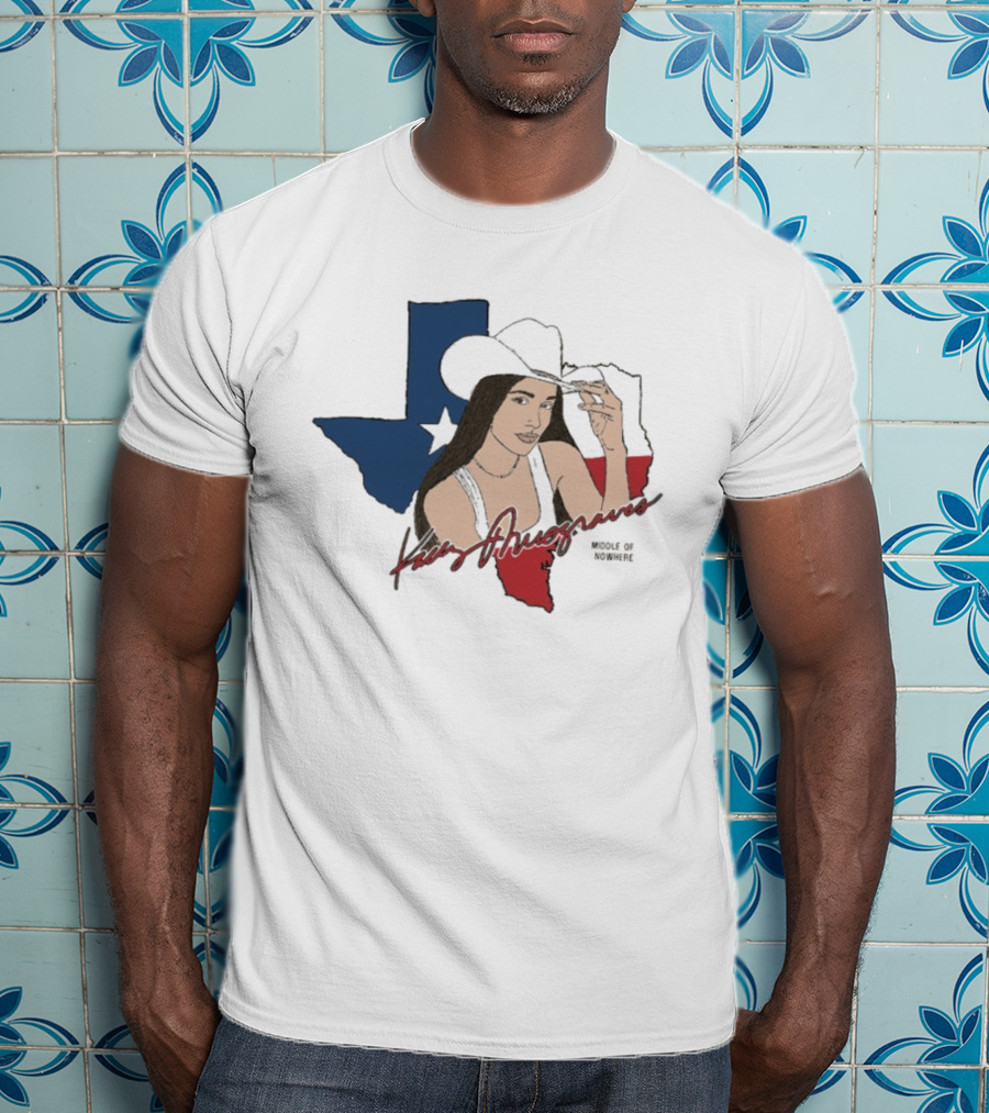 Kacey Musgraves Texas Map Middle Of Somewhere Cowboy Hat T-Shirt