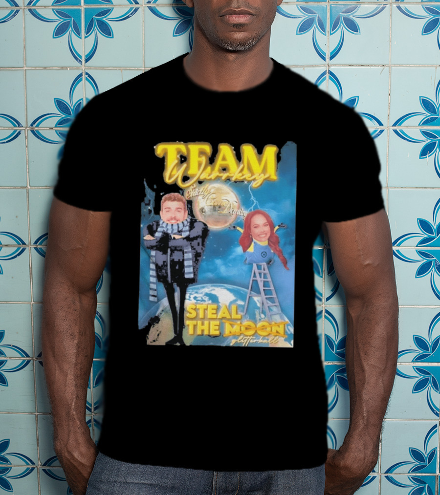Team Warrkey Strictly Steal The Moon Dancing Planet Earth T-Shirt