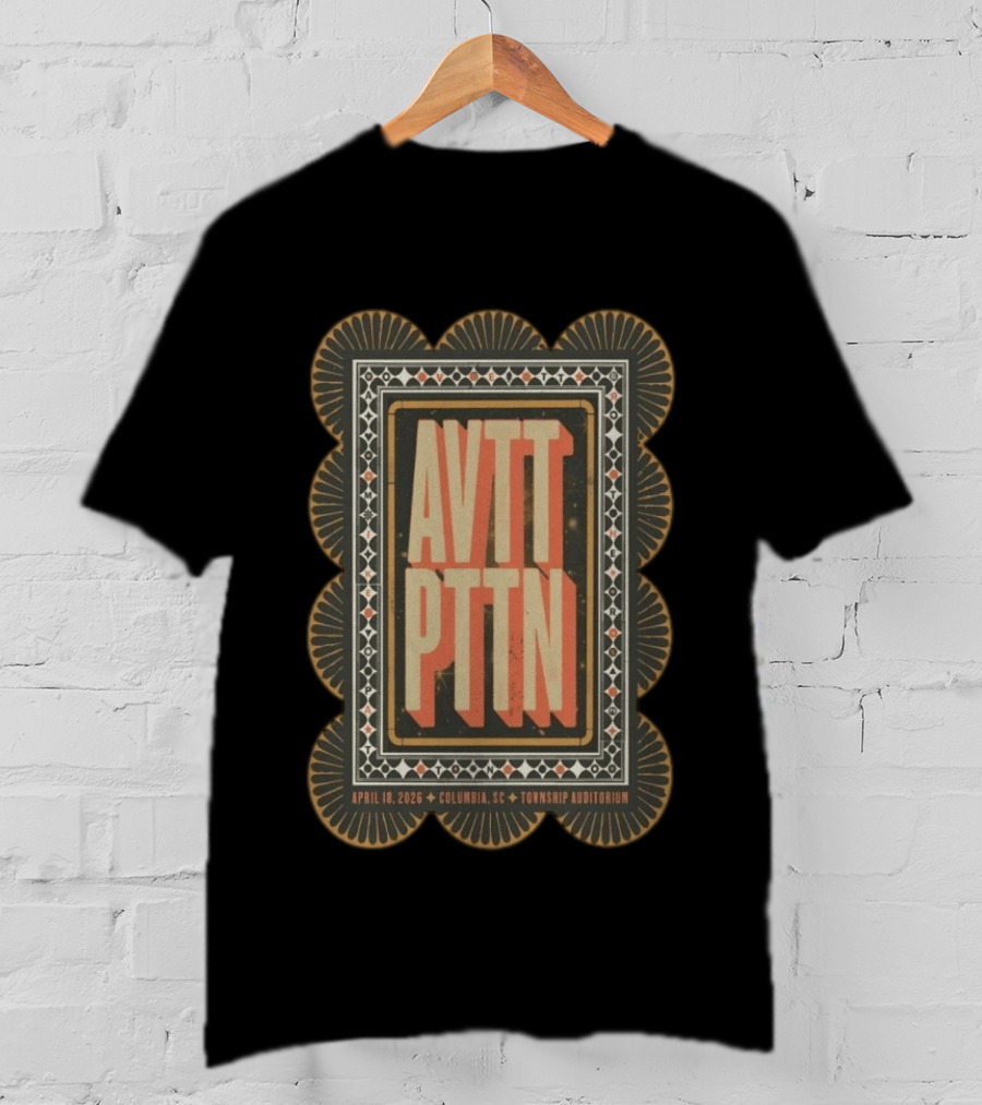 The Avett Brothers AVTT PTTN Concert April 18 2026 Columbia SC Township Auditorium T-Shirt