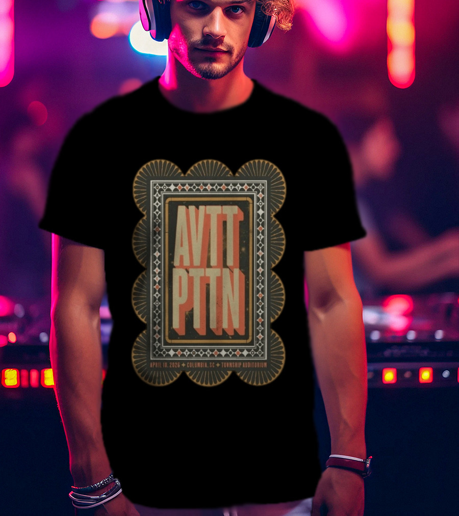 The Avett Brothers AVTT PTTN Concert April 18 2026 Columbia SC Township Auditorium T-Shirt