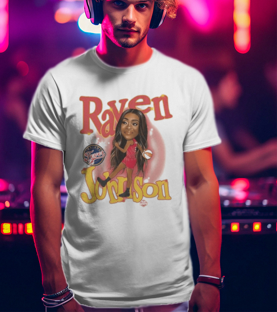 Raven Johnson Indiana Fever WNBA Basketball T-Shirt