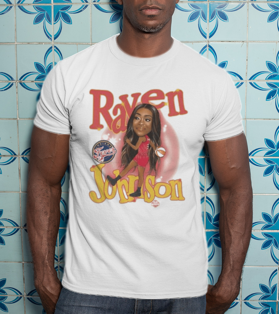 Raven Johnson Indiana Fever WNBA Basketball T-Shirt