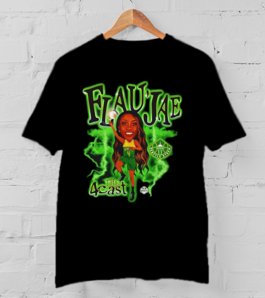 Flau'jae Johnson Seattle Storm The 4cast WNBA T-Shirt