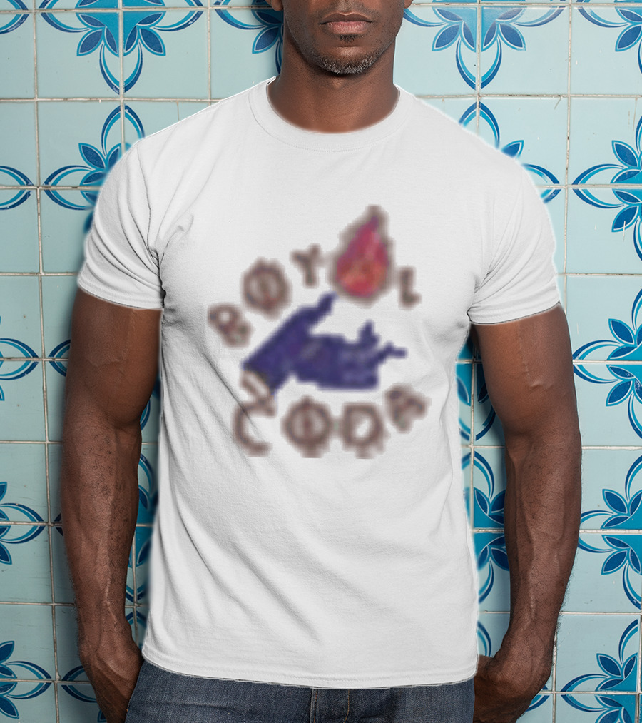Boys Of Color Indigo Flame And Hand T-Shirt