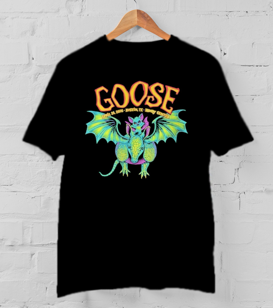 Goose Apr 24 2026 Austin TX Moody Center Dragon Event T-Shirt