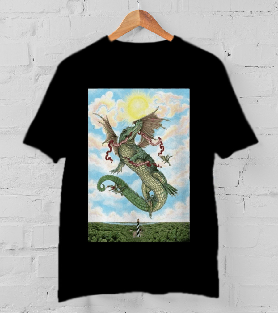 Goose St. Augustine Amphitheatre Concert April 18 19 2026 Flying Dragon And Lighthouse T-Shirt