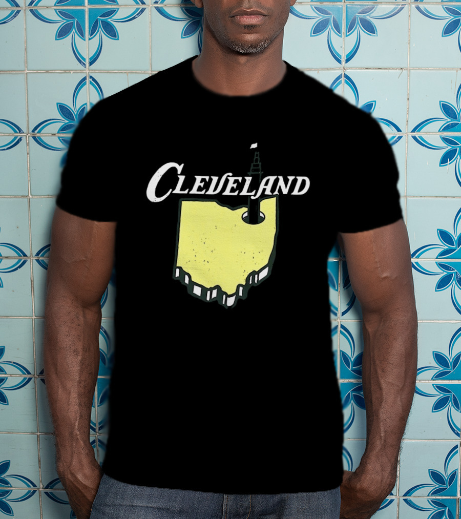 Cleveland Golf 2026 Ohio Map Tower T-Shirt