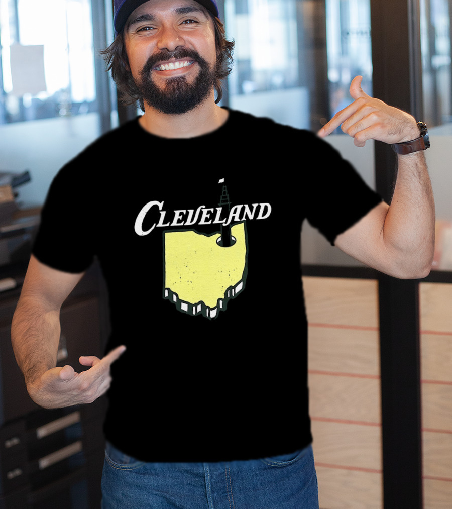 Cleveland Golf 2026 Ohio Map Tower T-Shirt